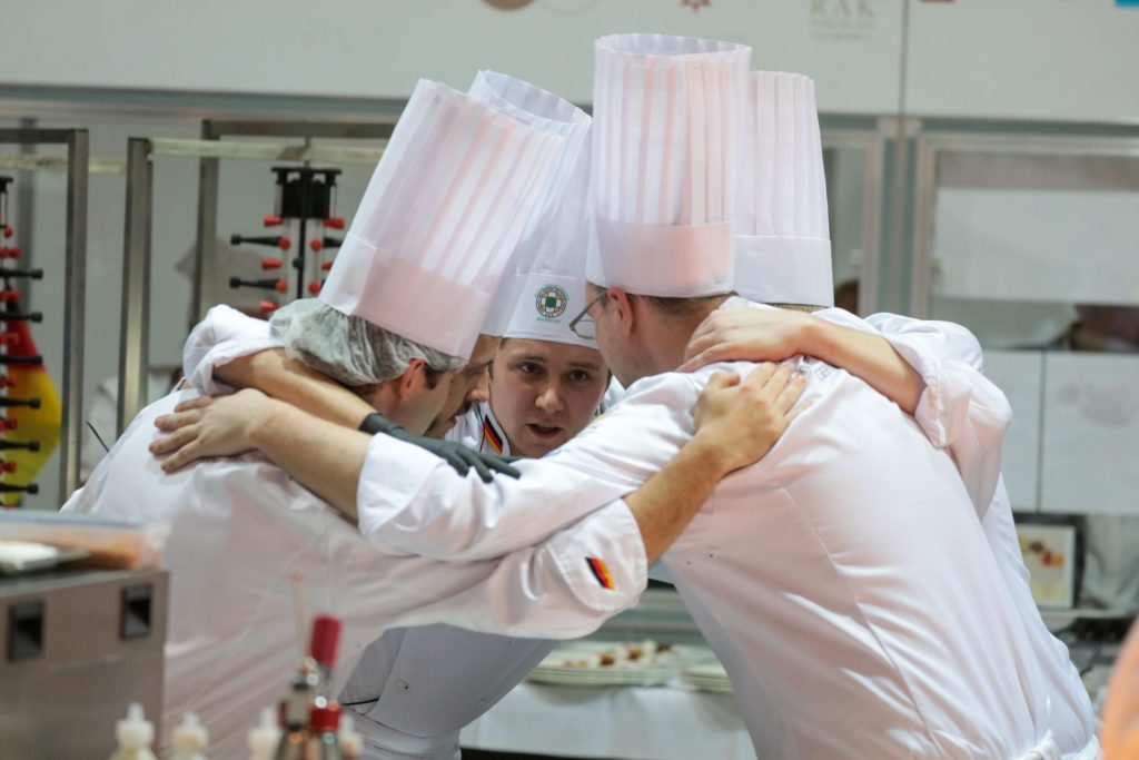 The 2016 German National Team gets ready for the competition. Credit: VKD