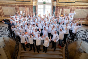 Representatives of international national culinary teams from amongs others Japan, Canada, Sweden, the Czech Republic, Denmark, Austria, Switzerland and the USA came to Stuttgart for the competition draw. Credit: Messe Stuttgart