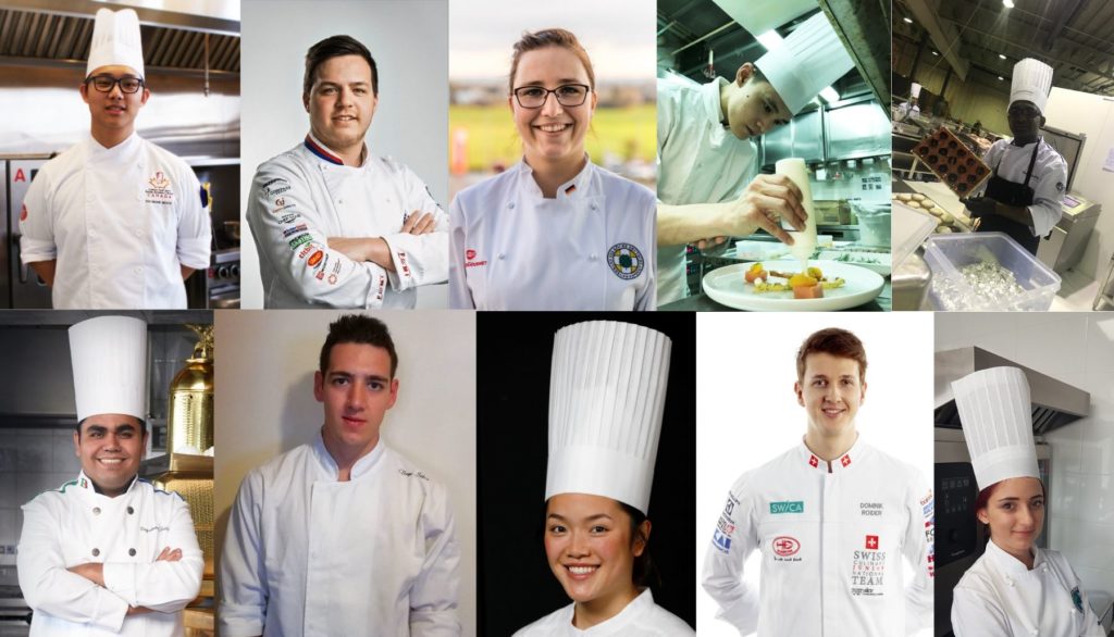 What inspires young chefs from the four corners of the world?