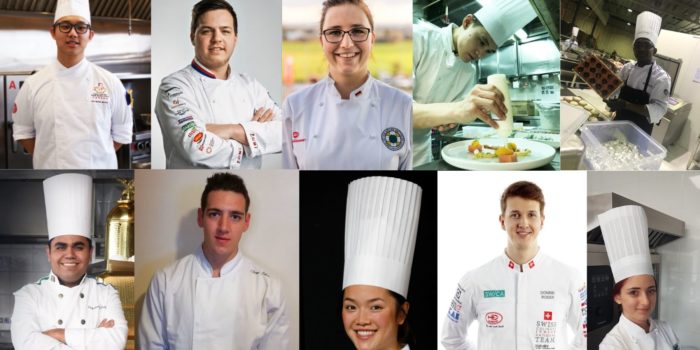 What inspires young chefs from the four corners of the world?
