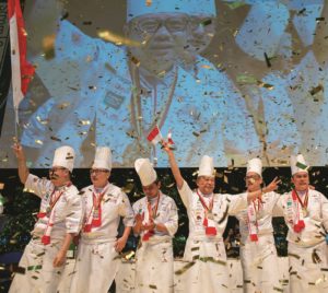 In the 2020 Olympic year international teams of chefs fight for victory in Stuttgart over four days. The total number of points decides who stands on the winner's podium. Photo: VKD/IKA/Culinary Olympics 