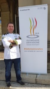 Gergő Balázs, team captain of the Hungarian Military Culinary Team, is looking forward to his fourth IKA participation: " It is our dream to win the gold medal". Photo: Hungarian Military Culinary Team