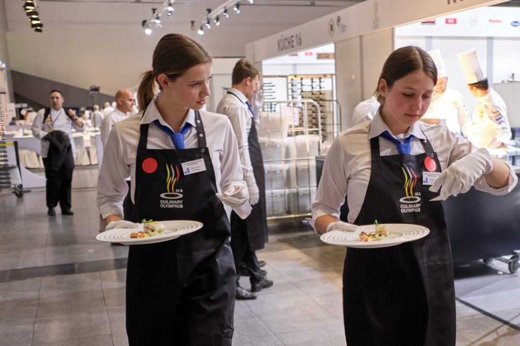 Long walking distances for service. Photo: IKA/Culinary Olympics