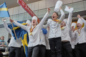 Schweden holte Gold in der Kategorie Jugendnationalmannschaften. Foto: IKA/Culinary Olympics