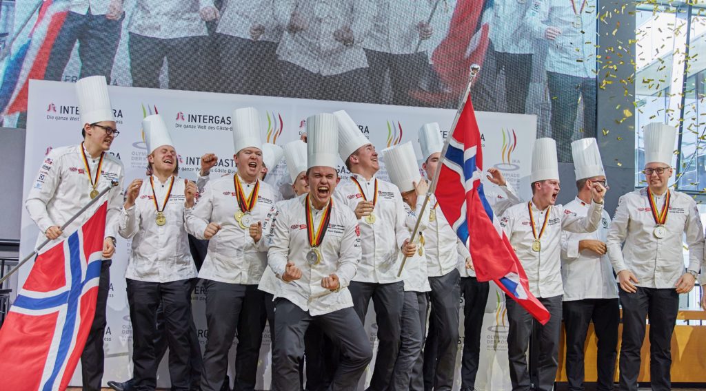 Amtierender Koch-Olympiasieger in der Kategorie National ist Norwegen. Foto: IKA/Culinary Olympics