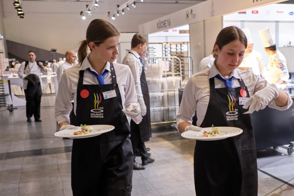 Lange Laufwege für den Service. Foto: IKA/Culinary Olympics